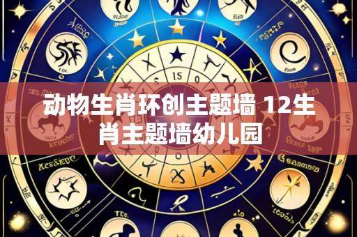 动物生肖环创主题墙 12生肖主题墙幼儿园