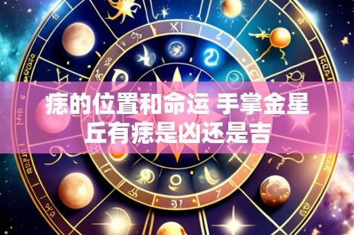 痣的位置和命运 手掌金星丘有痣是凶还是吉