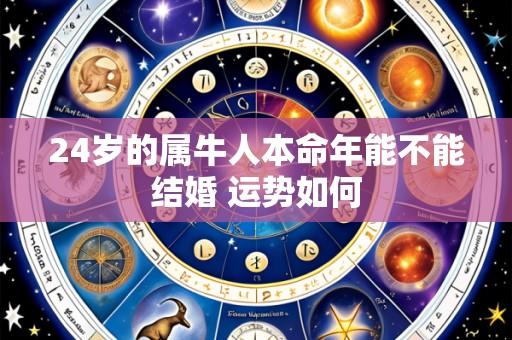 24岁的属牛人本命年能不能结婚 运势如何