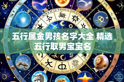 五行属金男孩名字大全 精选五行取男宝宝名