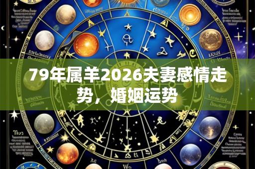 79年属羊2026夫妻感情走势，婚姻运势