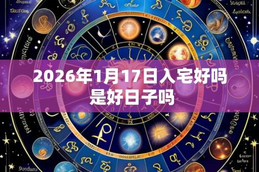 2026年1月17日入宅好吗 是好日子吗