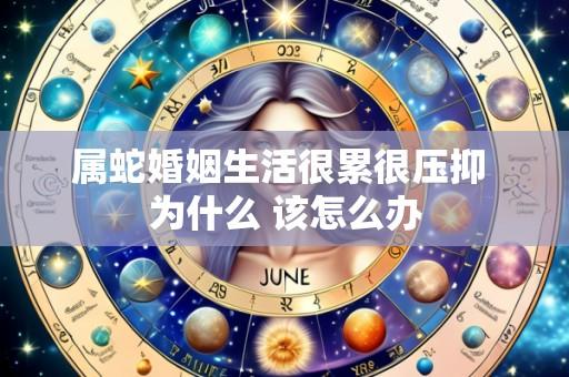 属蛇婚姻生活很累很压抑 为什么 该怎么办