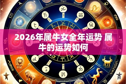 2026年属牛女全年运势 属牛的运势如何