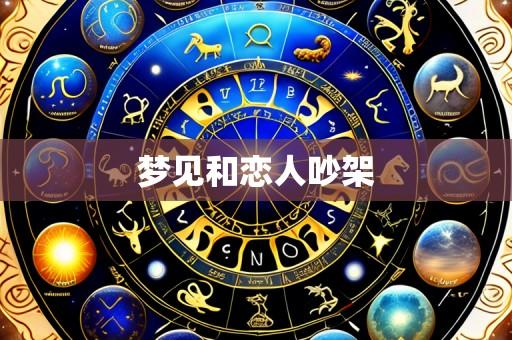 梦见和恋人吵架
