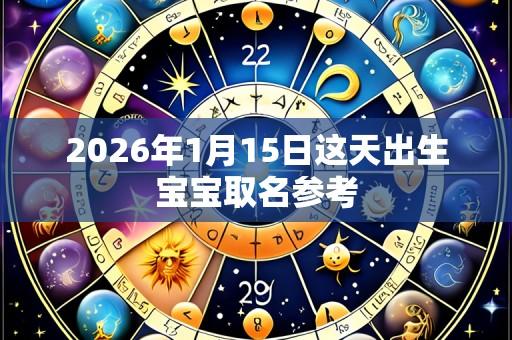 2026年1月15日这天出生宝宝取名参考
