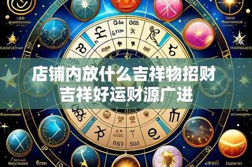 店铺内放什么吉祥物招财 吉祥好运财源广进