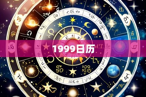 1999日历