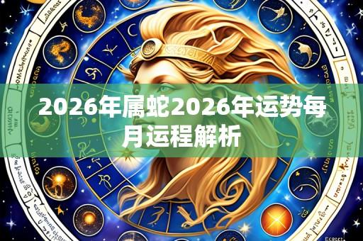 2026年属蛇2026年运势每月运程解析