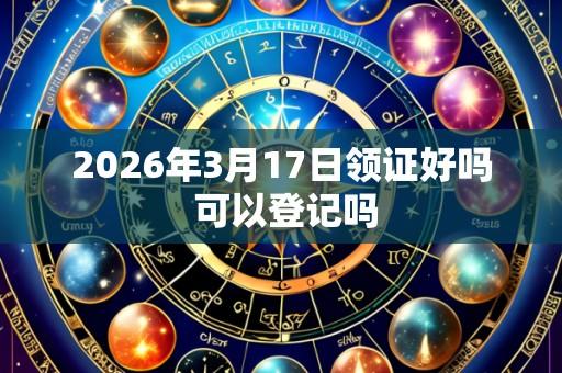 2026年3月17日领证好吗 可以登记吗