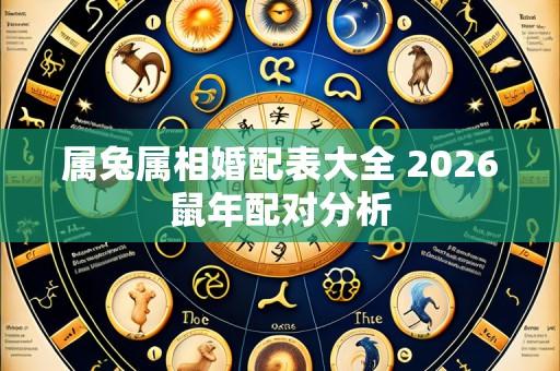 属兔属相婚配表大全 2026鼠年配对分析
