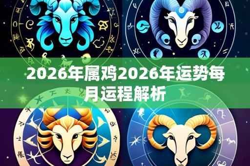 2026年属鸡2026年运势每月运程解析