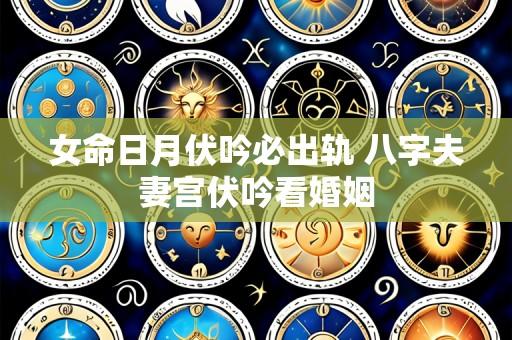 女命日月伏吟必出轨 八字夫妻宫伏吟看婚姻