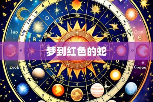 梦到红色的蛇