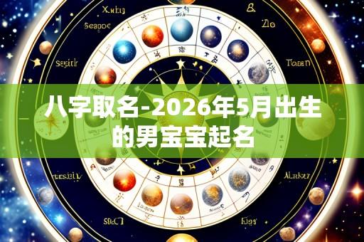 八字取名-2026年5月出生的男宝宝起名