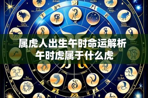属虎人出生午时命运解析 午时虎属于什么虎