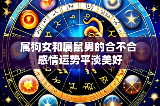 属狗女和属鼠男的合不合 感情运势平淡美好
