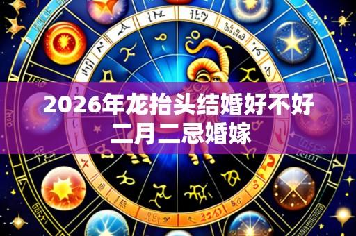 2026年龙抬头结婚好不好 二月二忌婚嫁