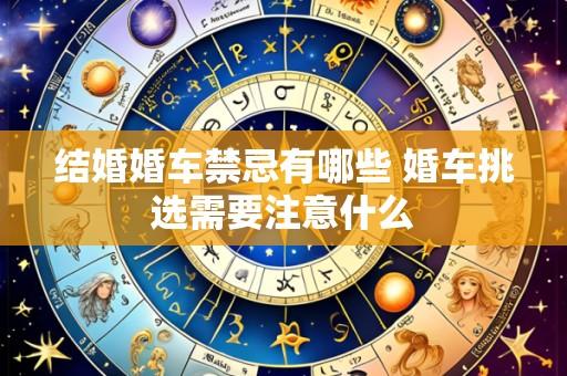 结婚婚车禁忌有哪些 婚车挑选需要注意什么