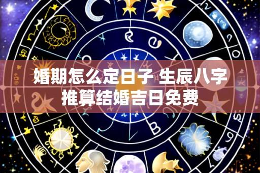 婚期怎么定日子 生辰八字推算结婚吉日免费