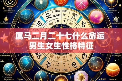 属马二月二十七什么命运 男生女生性格特征