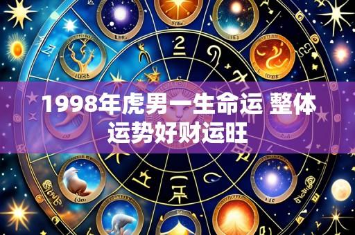 1998年虎男一生命运 整体运势好财运旺