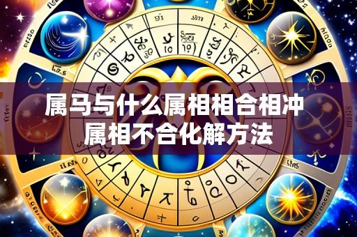 属马与什么属相相合相冲 属相不合化解方法