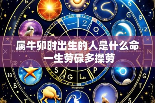 属牛卯时出生的人是什么命 一生劳碌多操劳