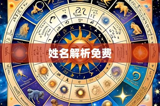 姓名解析免费