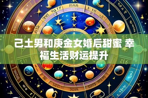 己土男和庚金女婚后甜蜜 幸福生活财运提升