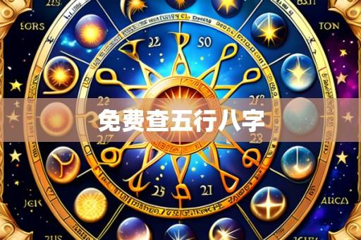 免费查五行八字