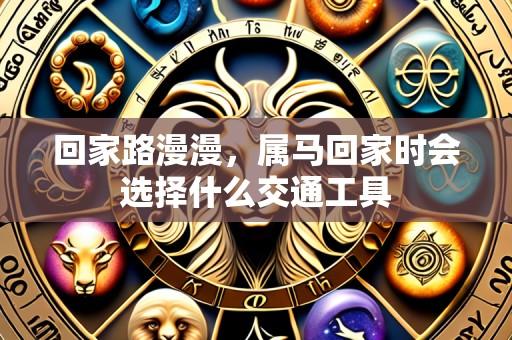 回家路漫漫，属马回家时会选择什么交通工具