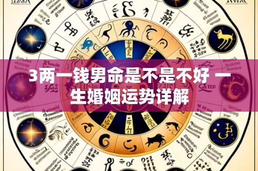 3两一钱男命是不是不好 一生婚姻运势详解