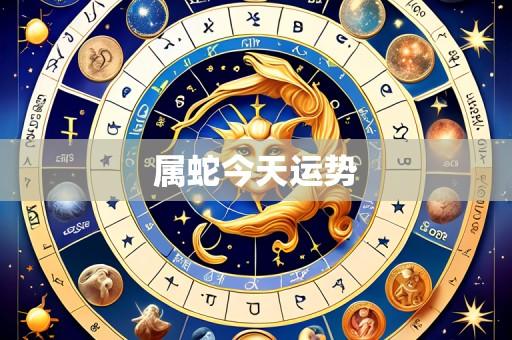 属蛇今天运势