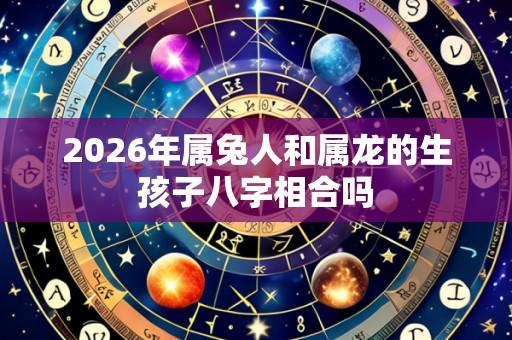 2026年属兔人和属龙的生孩子八字相合吗