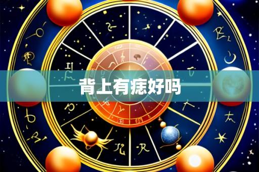 背上有痣好吗