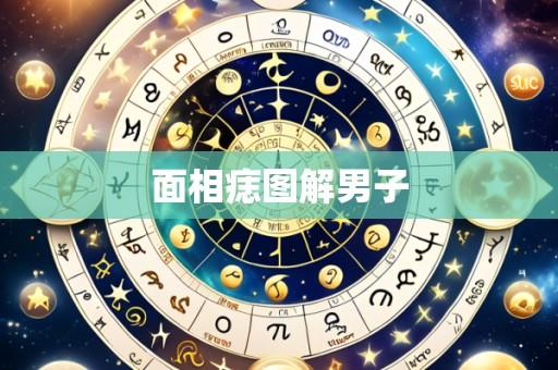 面相痣图解男子