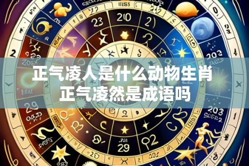正气凌人是什么动物生肖 正气凌然是成语吗
