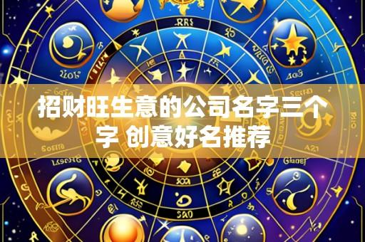 招财旺生意的公司名字三个字 创意好名推荐