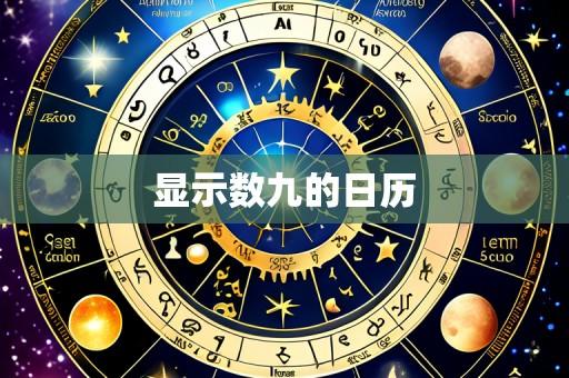 显示数九的日历