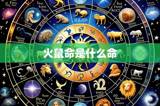 火鼠命是什么命