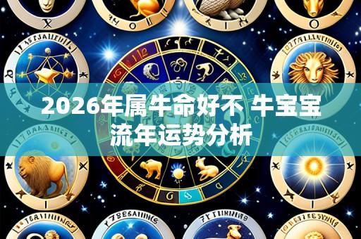 2026年属牛命好不 牛宝宝流年运势分析