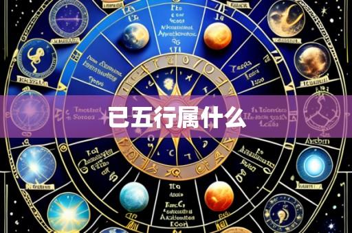 已五行属什么