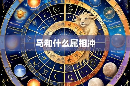 马和什么属相冲