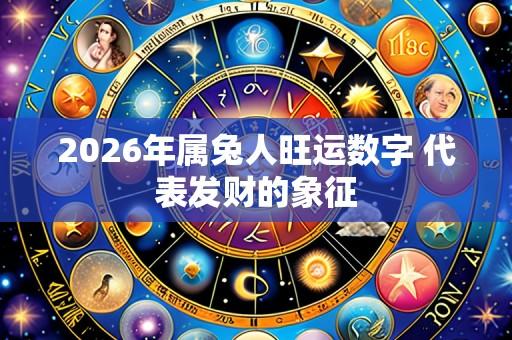 2026年属兔人旺运数字 代表发财的象征