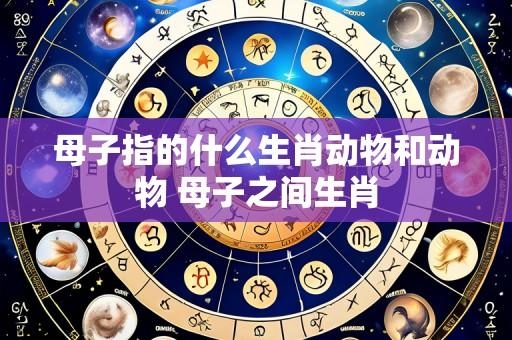 母子指的什么生肖动物和动物 母子之间生肖