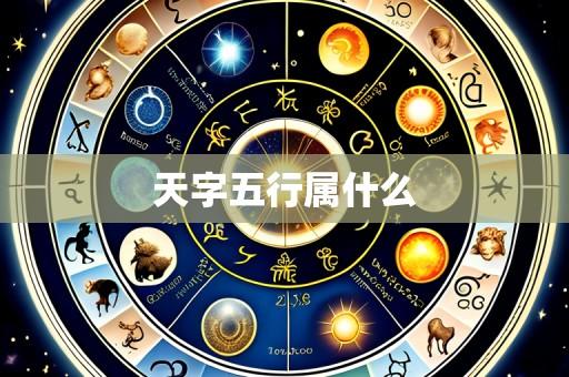 天字五行属什么