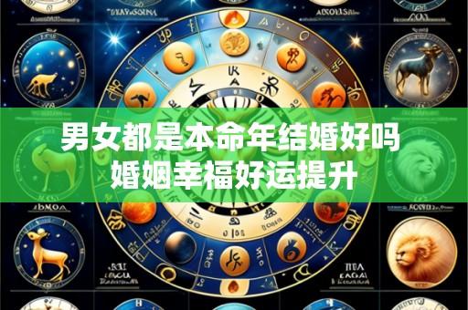 男女都是本命年结婚好吗 婚姻幸福好运提升