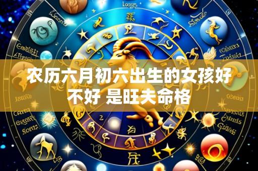 农历六月初六出生的女孩好不好 是旺夫命格