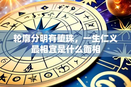 轮廓分明有堕珠,一生仁义最相宜是什么面相